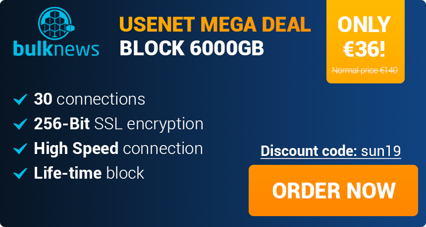 Usenet Block 6000GB Deal